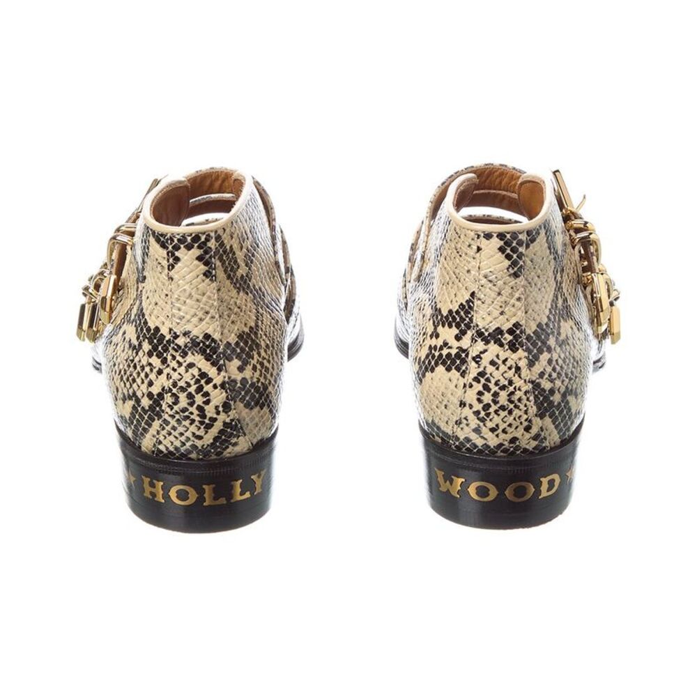 Gucci Python-Embossed Leather Bootie (Authentic Pre-Loved) - Picture 3 of 5